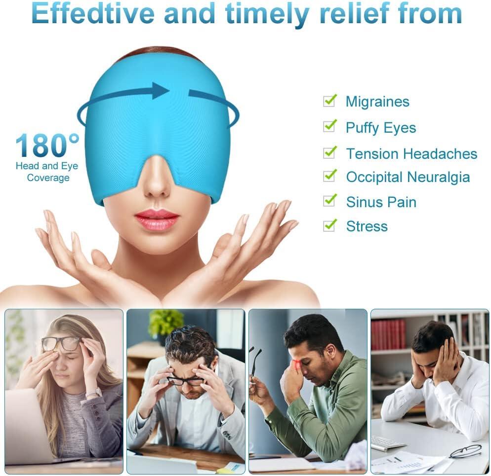 Máscara para dolor de cabeza y/o faciales